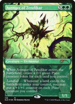 Avenger of Zendikar Secret Lair Drop - Zendikar Rising Frame